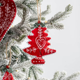 Nostalgia Knit Christmas Tree Ornament - ironyhome