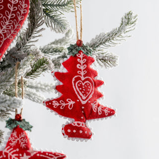 Nostalgia Knit Christmas Tree Ornament - ironyhome