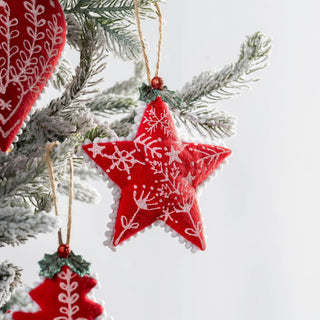 Nostalgia Knit Star Ornament - ironyhome