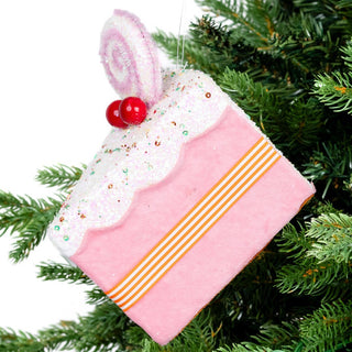 Opulent Pink Berry Pastry Hanging Ornament - ironyhome