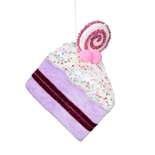 Opulent Purple Berry Pastry Hanging Ornament - ironyhome