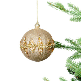 Ornament with Sequin & Beads - ironyhome