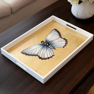 Papilio Gold Rectangular Lacquer Tray