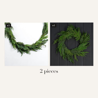 Pinewood Natural Pine Entryway Set: what's in the set, 2 pieces