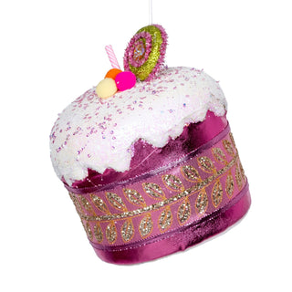 Pink Mini Cake Festive Ornament - ironyhome
