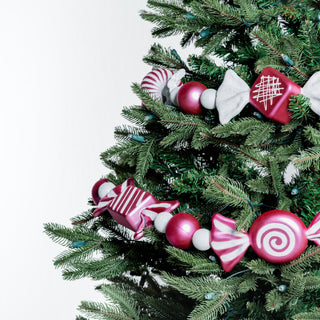 Pink Toffee Candy Festive Garland - ironyhome