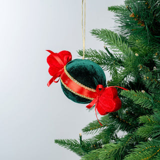 Playful Small Red & Green Foam Candy Ornamen - ironyhome