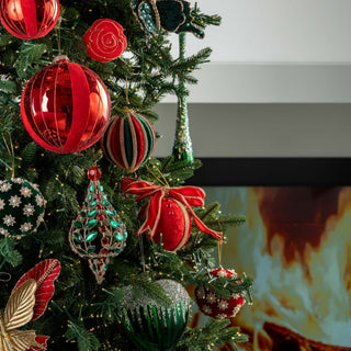 Red Ball Ornament - ironyhome