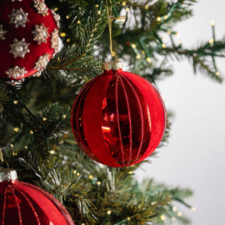 Red Ball Ornament - ironyhome