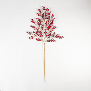 Red Berry Stem Pick - Irony Home