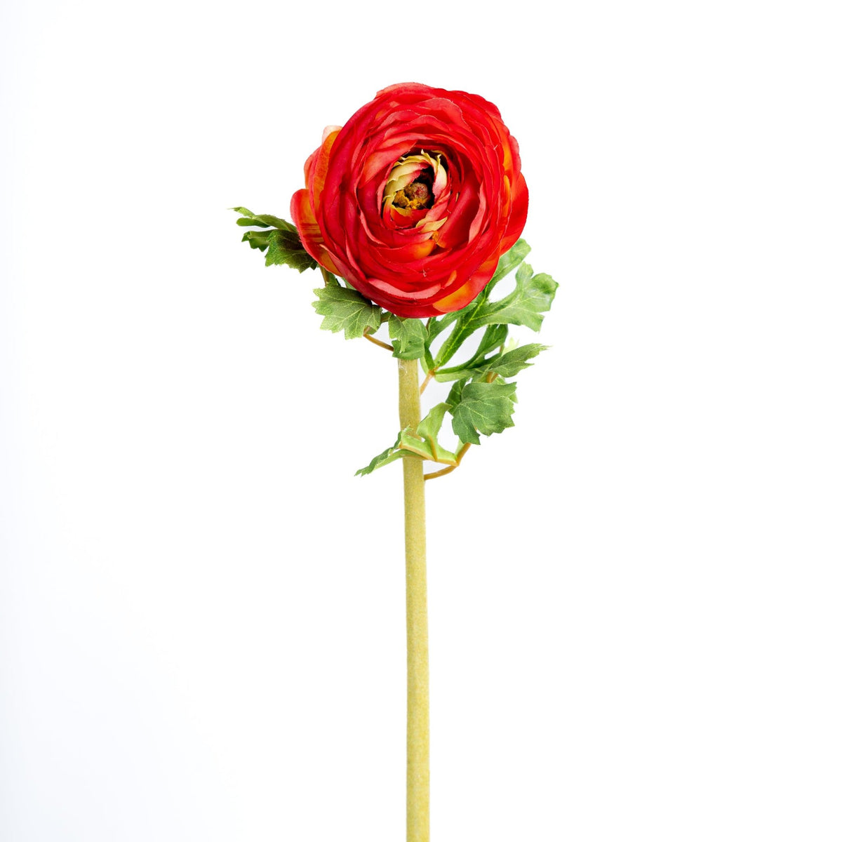 Red Faux Ranunculus