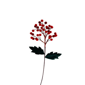 Red Festive Berry Tree Pick - Set of 6