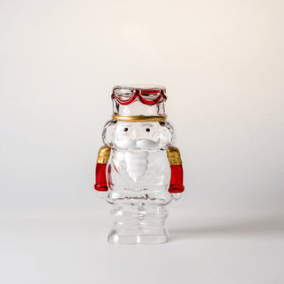 Red & Gold Clear Nutcracker Figurine - Irony Home