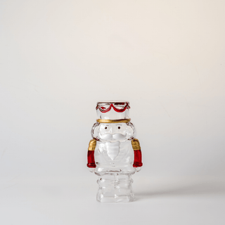 Red & Gold Clear Nutcracker Figurine - Irony Home