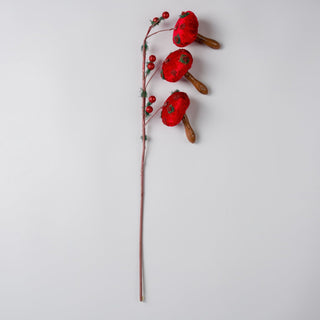 Red & Green Mushroom Spray Pick - ironyhome