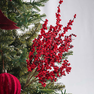 Red Mini Berry Stem - ironyhome
