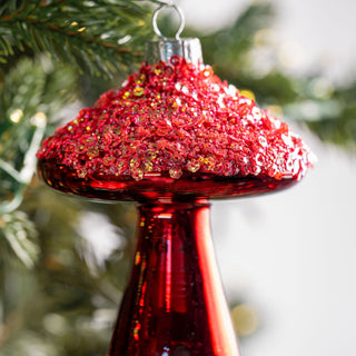 Red Mushroom Hanging Ornament - ironyhome