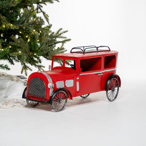 Red Retro Car Festive Decoration