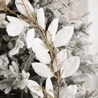 Regal Velvet Magnolia Leaf Tree Garland - Irony Home