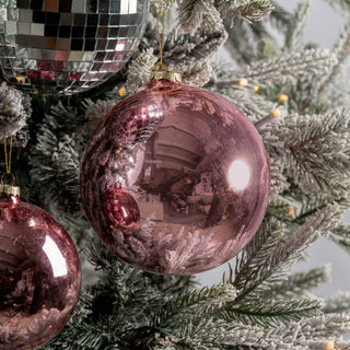 Rose Pink Mirror Finish Ball - ironyhome