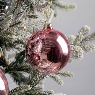 Rose Pink Mirror Finish Ball - ironyhome