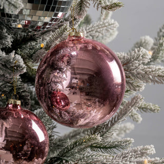 Rose Pink Mirror Finish Ball - ironyhome