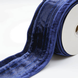 Royal Blue Velvet Ribbon - ironyhome