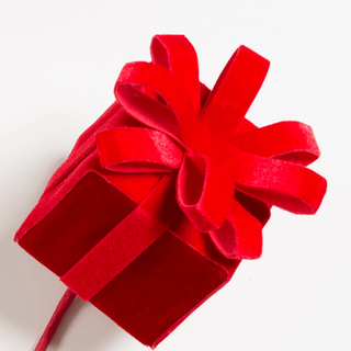 Ruby Red Gift Box Pick - Irony Home