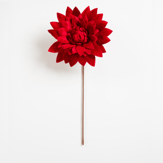 Ruby Red Sunflower Pick - Irony Home