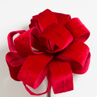 Ruby Red Velvet Tree Pick - Irony Home