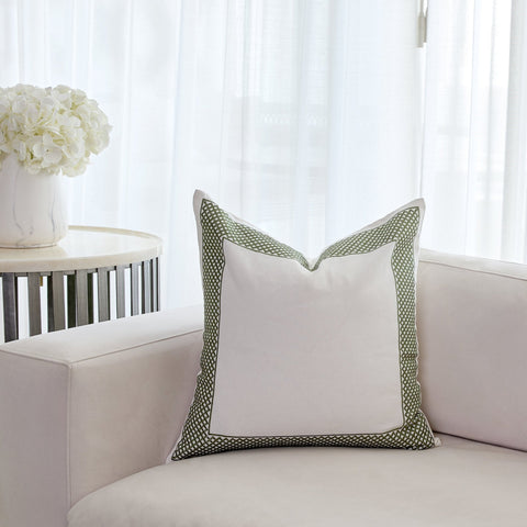 Sage Bohemia Square Cushion - ironyhome