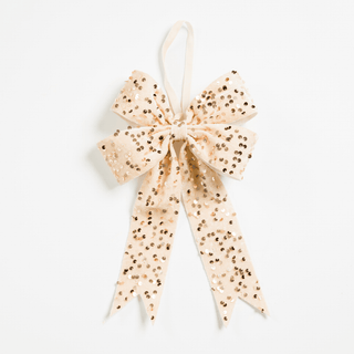 Sequin Velvet Bow - Irony Home