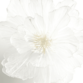 Serene White Flower Pick - Irony Home