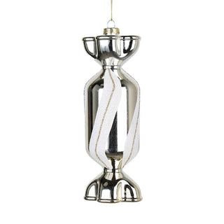 Shiny Champagne with White Iridescent & Glitter Accents - ironyhome
