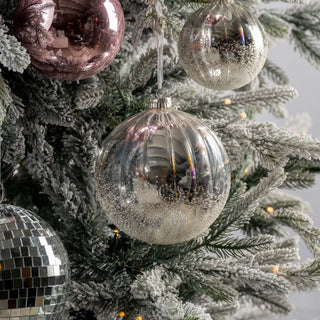 Silver Ball Ornament - ironyhome