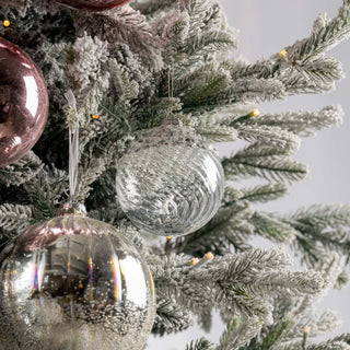 Silver Glass Ball - ironyhome