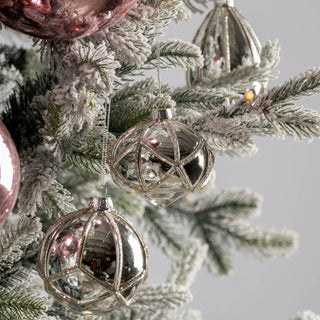 Silver Glass Onion Ornament - ironyhome
