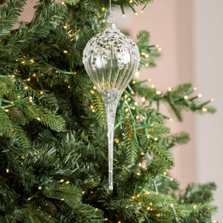Silver Hanging Ornament - Irony Home