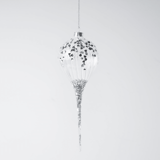 Silver Hanging Ornament - Irony Home