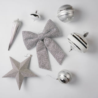 Silver Mirror Icicle Ornament - Irony Home