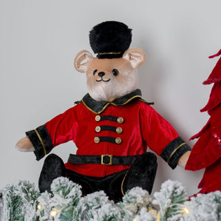 Sitting Nutcracker Bear - ironyhome