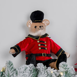 Sitting Nutcracker Bear - ironyhome