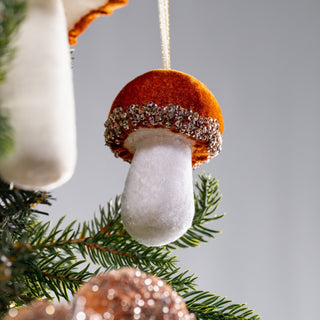 Small Amber Mushroom Ornament - ironyhome