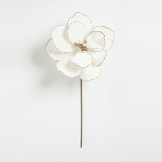 Soft Ivory Flower Pick - Irony Home