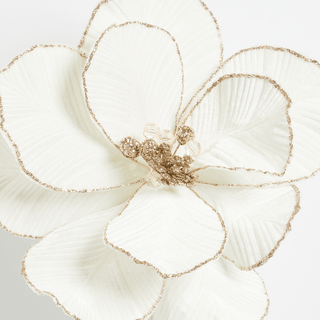 Soft Ivory Flower Pick - Irony Home