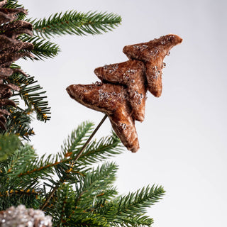 Soft Neutral Christmas Tree Pick With Sequins - ironyhome