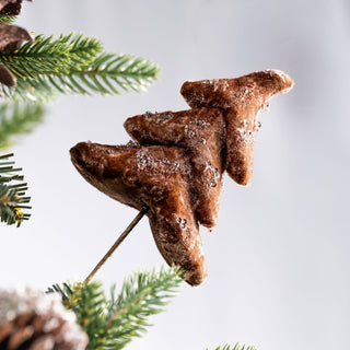 Soft Neutral Christmas Tree Pick With Sequins - ironyhome