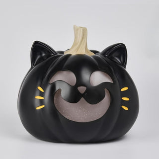 Spooky Cat LED Halloween Pumpkin Decoration - ironyhome