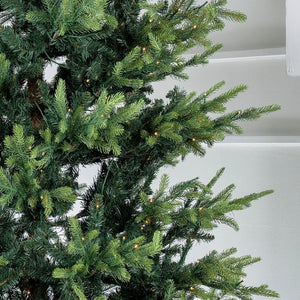 Pre-Lit Mixed Foliage Artificial Christmas Tree