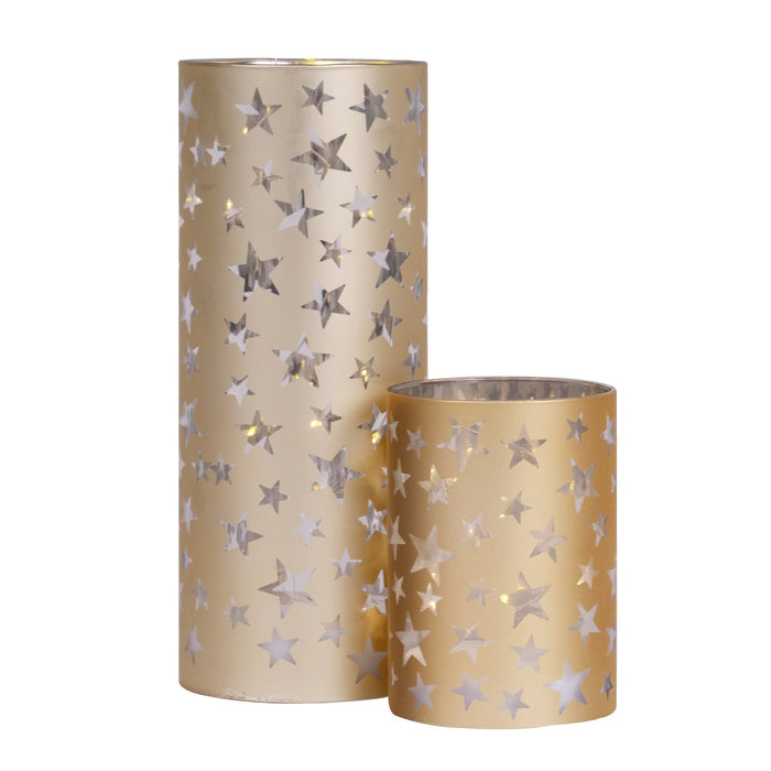 Star Cylindrical Candle Votive - ironyhome
